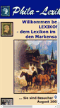Mobile Screenshot of phila-lexikon.de